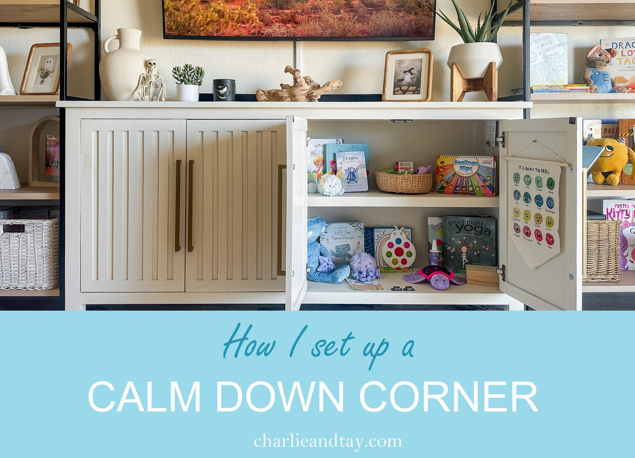 How I set up a Calm Down Corner